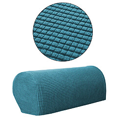 Ensemble de 4 couvre-accoudoirs de canapé en flanelle pour meubles, vert foncé