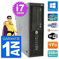 PC HP WorkStation Z210 SFF Core i7-2600 RAM 32Go Disque 1To Windows 10 Wifi · Occasion 