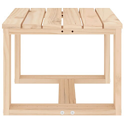 Avis vidaXL Table d'appoint de jardin 40x38x28,5 cm bois massif de pin