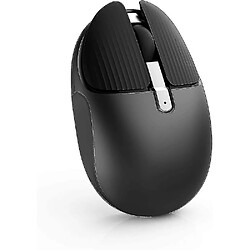 Universal Souris sans fil rechargeable mini souris mobile portable 1200dpi silencieux 3 boutons souris optique (noir) 