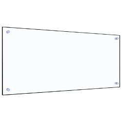 vidaXL Dosseret de cuisine Transparent 90 x 40 cm Verre trempé