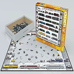 Avis Puzzle 1000 piAces Eurographics Histoire des trains, 6000-0251