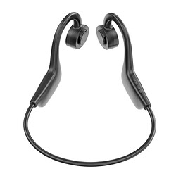 GUPBOO Casque à conduction osseuse Bluetooth sans fil étanche avec prise en charge du micro Carte SD TF