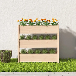 Avis Maison Chic Jardinière,Bac à fleurs - pot de fleur 112x25x104,5 cm Bois massif de pin -GKD57777