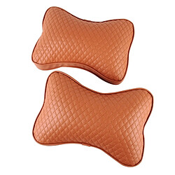 Wewoo 2 PCS BIETY Coussin De Cou De Voiture Version Douce Belle Respirez Auto Tête Repose-Cou Oreiller 