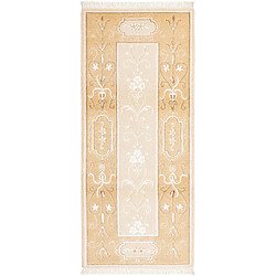 Vidal Tapis de couloir en laine 196x86 brun Darya 