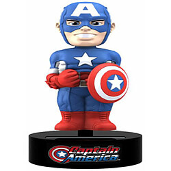 NECA Marvel Comics Body Knocker Bobble Figure Captain America 15 cm 