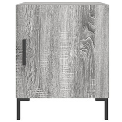 Acheter Maison Chic Table de chevet, Table de Nuit pour chambre salon sonoma gris 40x40x50 cm bois d'ingénierie