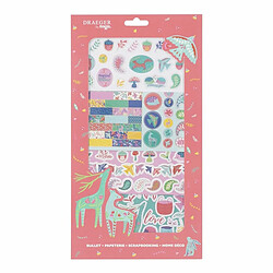 TOGA Kit décoration Folk pour Scrapbooking