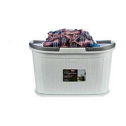 Avis Panier à linge Stefanplast Elegance Plastique 35 L 57,5 x 29 x 36,5 cm (15 Unités)