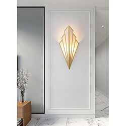 Universal Applique LED couloir couloir couloir escalier chambre hôtel chevet applique intérieur éventail lampe murale (chaleur et légèreté) 