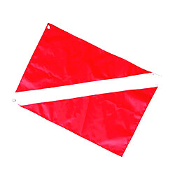 Acheter Bannière Drapeau Bateau Sous-Marine Signal 50 X 35 Cm Rouge Blanc