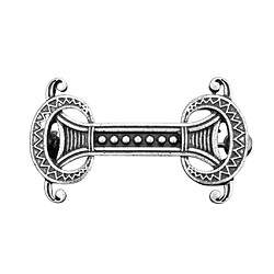 Symbole Norvégien Du Bouclier Viking Médiéval Broche Ovale Châle Châle Chandail Broche 5 pas cher