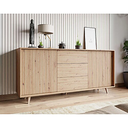 Bestmobilier Diego - buffet - bois - 180 cm Diego - buffet - bois - 180 cm - Bois