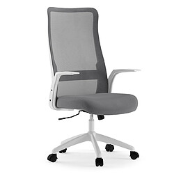 Sense7 Juno chaise de bureau ergonomique, chaise de bureau avec soutien lombaire, office chair réglable en hauteur, blanc