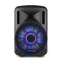 Fenton FT12LED Enceinte sono active 12"" 700W Bluetooth USB SD AUX + 1 micro UHF Fenton