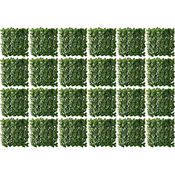 Jet7Garden Plaques clipsables de feuillage artificiel 6m² (Lot de 24) Rosier veiné. Plaques clipsables de feuillage artificiel 6m² (Lot de 24) Rosier veiné