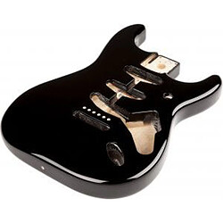 Corps Stratocaster Mexique Black Fender 