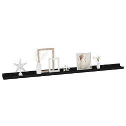 Avis Maison Chic Lot de 2 Étagères murales,Étagère Rangement flottate Noir 115x9x3 cm -MN41431