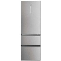 Réfrigérateur combiné 60cm 360l nofrost, inox - HTW5618DNMG - HAIER