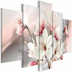 Paris Prix Tableau Imprimé Magnolia in Bloom 5 Panneaux Wide 100x225cm