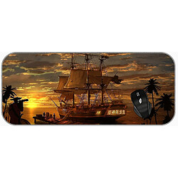 Universal (750x300x3) XXL GAMING Large Mouse Pad Boat Art xxl Grand tapis de souris