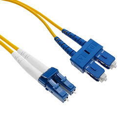 Bematik Câble fibre optique LC vers SC duplex monomode 9/125 5 m