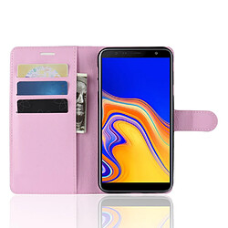 Acheter Etui en PU rose pour votre Samsung Galaxy J4 Plus