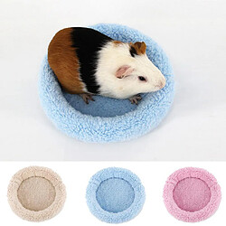 nouveau cochon d'inde hiver mat petit animal hamster hedgehog coussin de couchage l crème