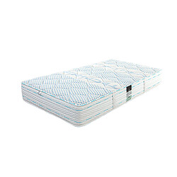 LUXURY LITERIE Matelas 90x190 cm, Powerlux, 24cm, mousse mémoire de forme, ferme, indépendance du couchage, face été/hiver 