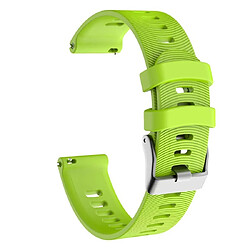 Avis Wewoo Bracelet pour montre connectée de en silicone Smartwatch Garmin Forerunner 245 vert