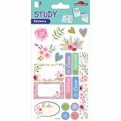 Youdoit 20 Stickers et étiquettes - Bullet journal et Agenda - Romantique - Dorures