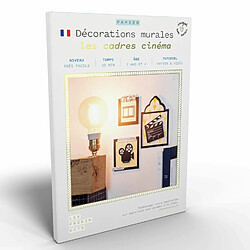 Youdoit Coffret DIY papier - 3 Cadres - Thème cinéma 