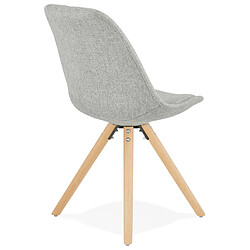 Acheter Alterego Chaise scandinave 'HIPHOP' en tissu gris