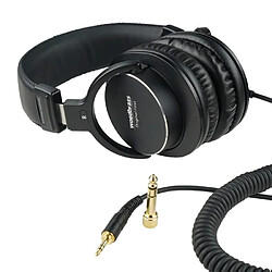 NC WOODBRASS Original First Casque Audio Studio Dynamique fermé précis, Robuste, Confortable - Qualité Pro écoute, enregistrement, mix