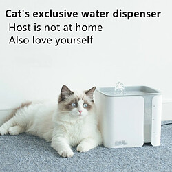 Acheter Universal Répartiteur d'eau automatique pour chat de compagnie Alimentation de l'eau courante Fontaine pour chat Bol de boisson Répartiteur d'eau électrique pour chat et chien | Fournitures d'arrosage pour chat (gris)