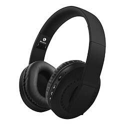 General Casque Bluetooth - Casque à réduction active du bruit / Autonomie de la batterie de 15 heures avec un son de précision / Casque de voyage pliable et casque supra-auriculaire(noir)