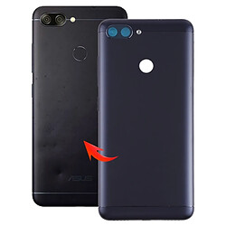 Wewoo Coque arrière arrière avec objectif d'appareil photo & touches latérales pour Asus Zenfone Max Plus M1 / ZB570TL noir 