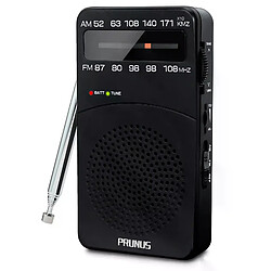 PRUNUS J-166 Mini Radio Portable de poche FM/AM récepteur Radio numérique FM87-108MHz lecteur de musique MP3 Radios pour piles AA