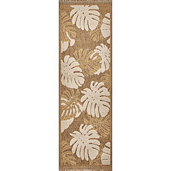 Acheter Jardindeco Tapis intérieur extérieur aspect jute jaune Tijuana 9062 290 x 200 cm.