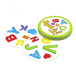 Avis Universal Cadeaux pour enfants, cartes d'alphabet et boîtes en étain, apprendre les lettres, profiter de la fête du sida, jeux de cartes