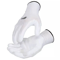 KS Tools Gants de travail 12 paires Taille XXL Blanc 310.0460