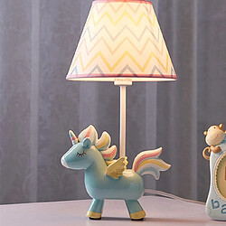 Universal Lampe de table licorne décoration de chevet lumineuse fille chambre à coucher bijoux de table cadeau d'anniversaire magnifique bijoux de rêve rose |