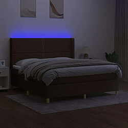 Avis Sommier à lattes,Cadre à lattes de lit pour Adulte matelas et LED Marron foncé 180x200cm -MN61323