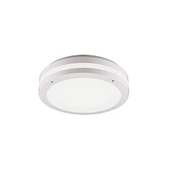 Lumière Plafonnier extérieur moderne blanc mat 3000K IP54 avec PIR