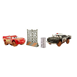 Mattel Disney Cars 3 - Super-Huit Pack DE 2 Vehicules Flash Mcqueen et APB