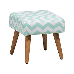 Beliani Petit tabouret menthe OSAGE