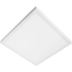 Plafonnier carré PESETA 60x60 1x48W LED 3600lm 4000K 120° L.60xL.60xH.4cm Blanc