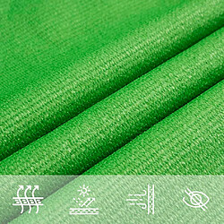 Acheter vidaXL Voile d'ombrage 160 g/m² Vert clair 3x6 m PEHD