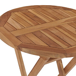 Acheter vidaXL Table pliable de jardin 60 cm Bois de teck solide